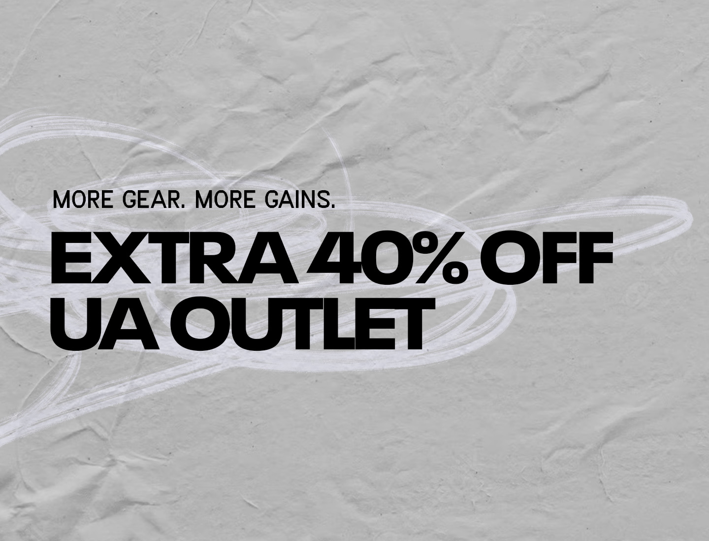 EXTRA 40% OFF UA OUTLET