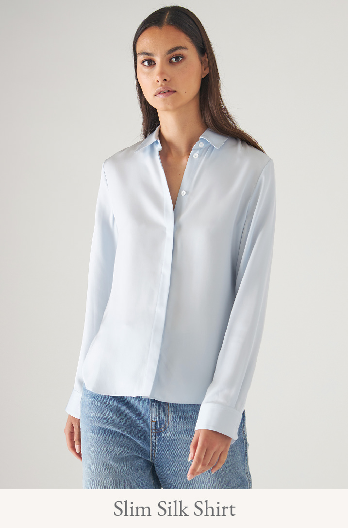 SLIM SILK SHIRT