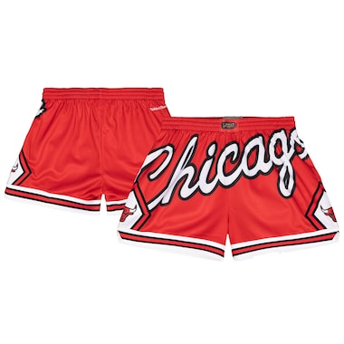  Mitchell & Ness  Red  Swingman Big Face 3.0 Basketball Shorts