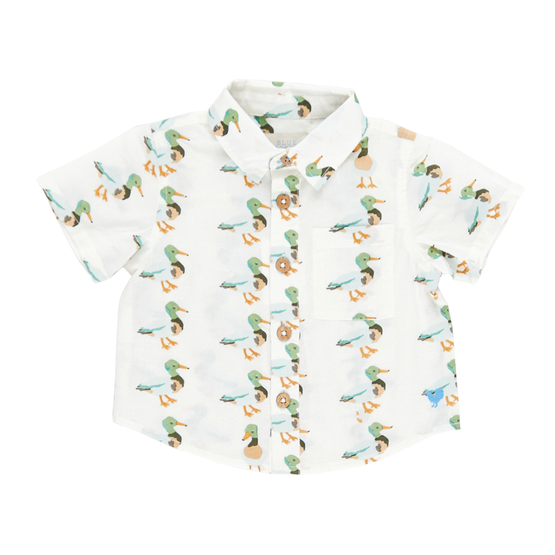 Image of Baby Boys Jack Shirt - Mallard Friends