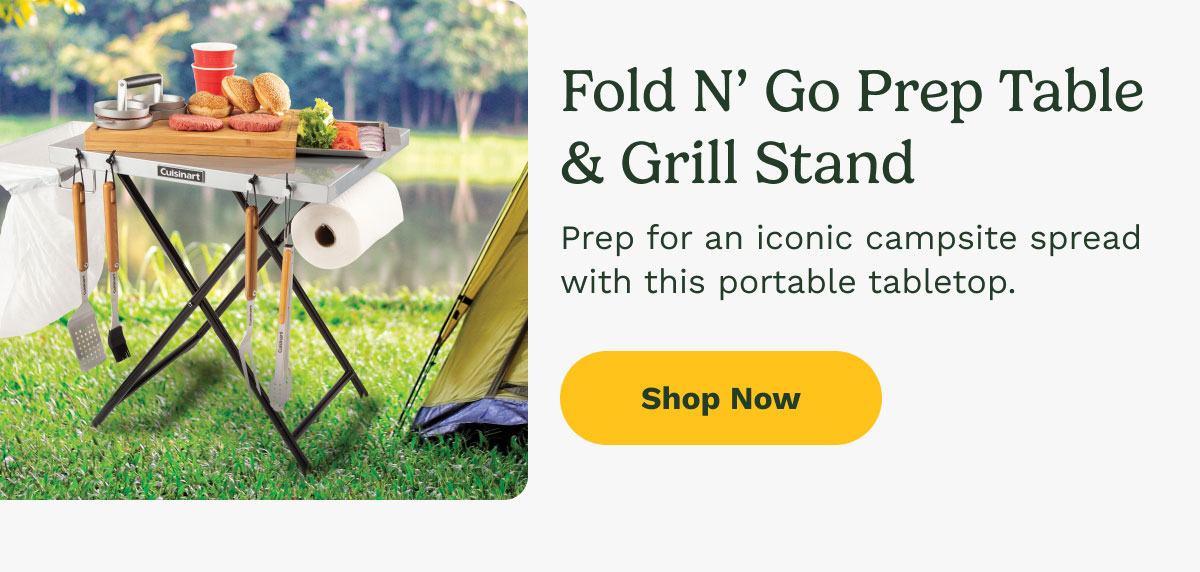 Fold N’ Go Prep Table & Grill Stand