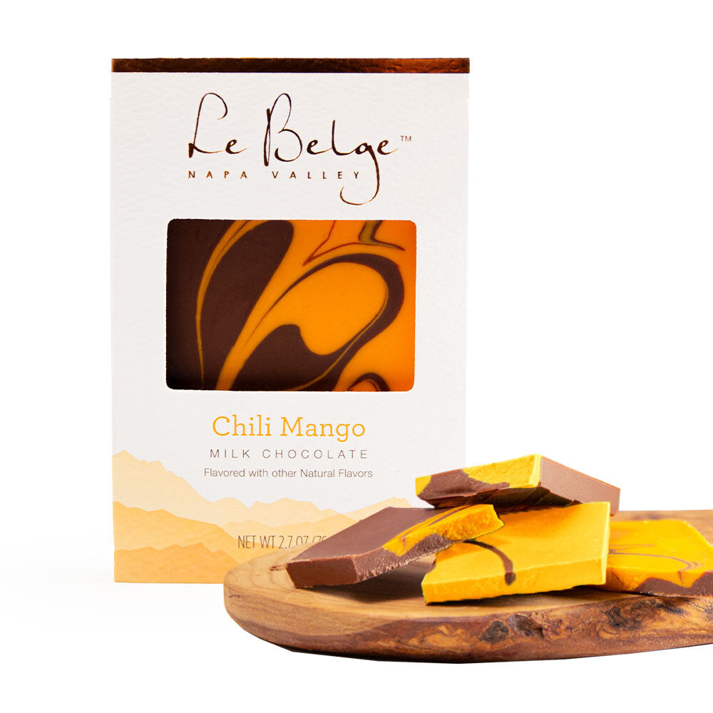 Image of Color Splash Chili Mango Milk Chocolate 2.7 oz Bar