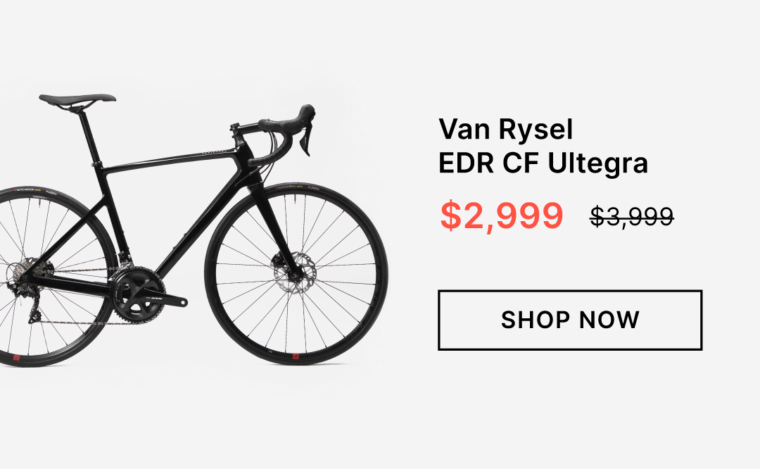 Van Rysel EDR CF Ultegra. Now $2,999. Shop Now.