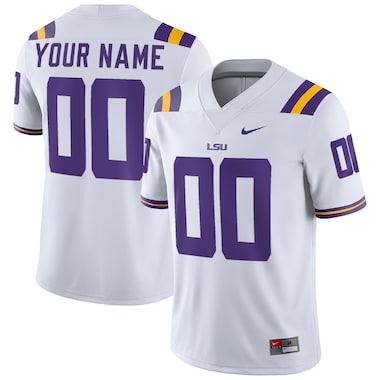  Nike  White  Football Custom Game Jersey