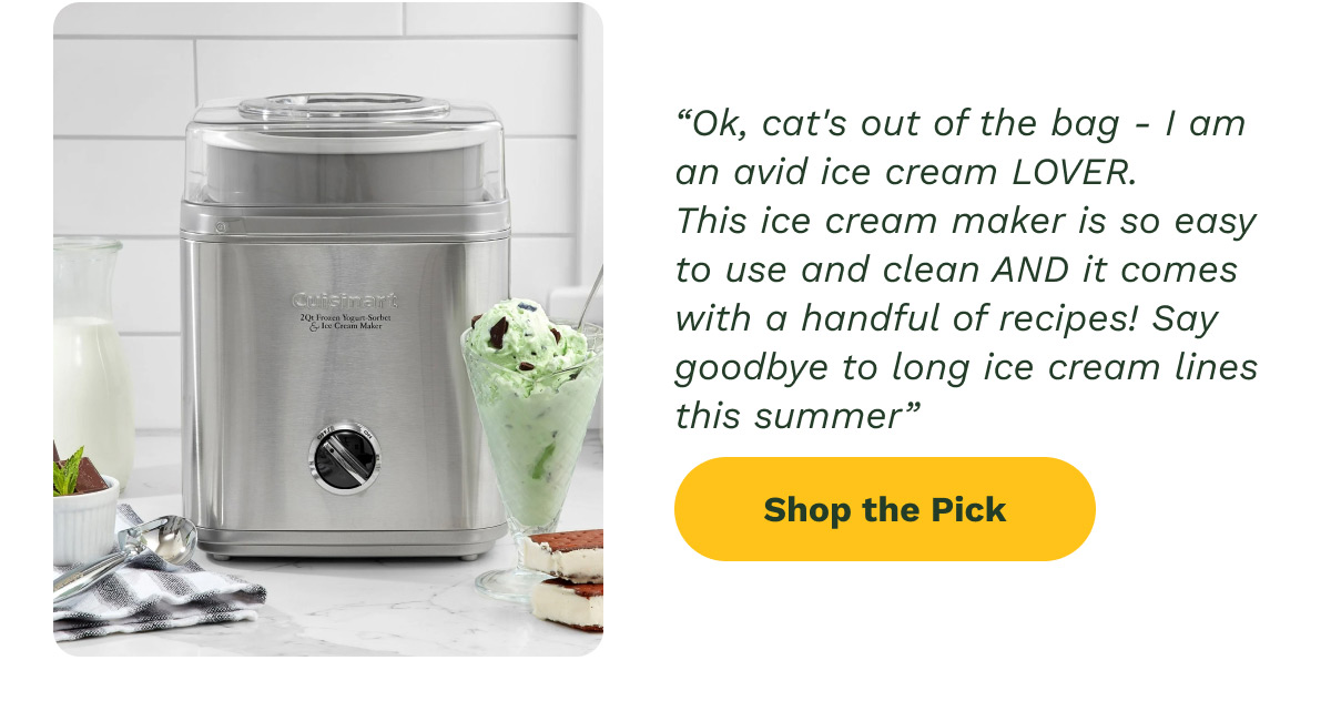 2 Quart Frozen Yogurt, Sorbet & Ice Cream Maker