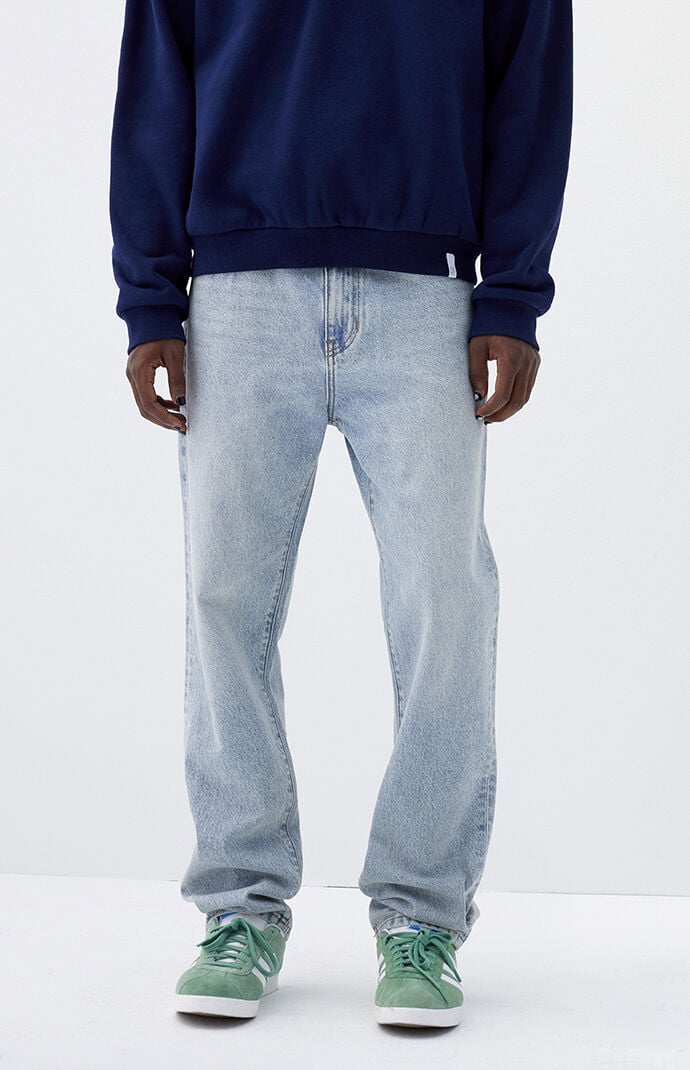 Image: Light Indigo Straight Jeans