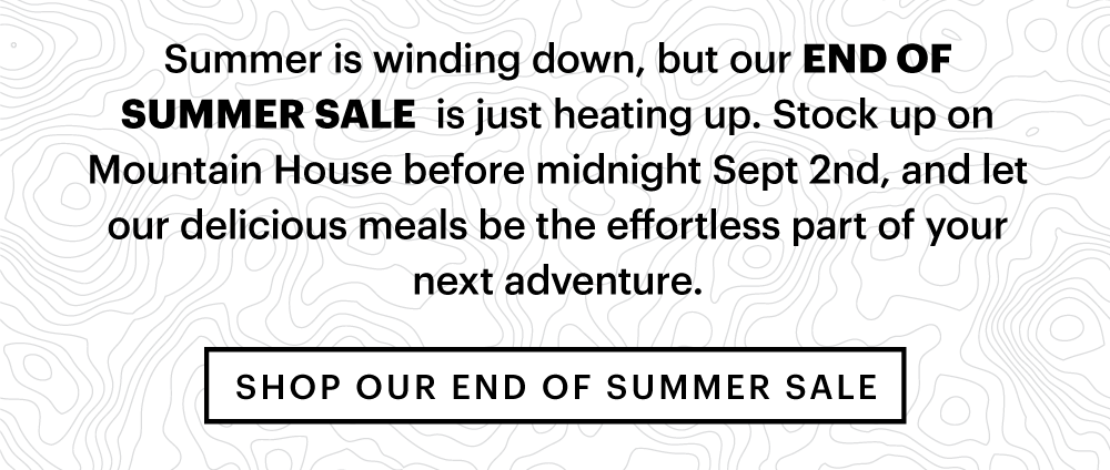 Shop our End of Summer Sale before Midnight Sept 2nd