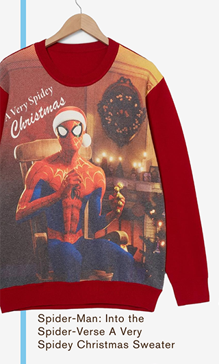 Spider-Man Into the Spider-Verse A Very Spidey Christmas Sweater