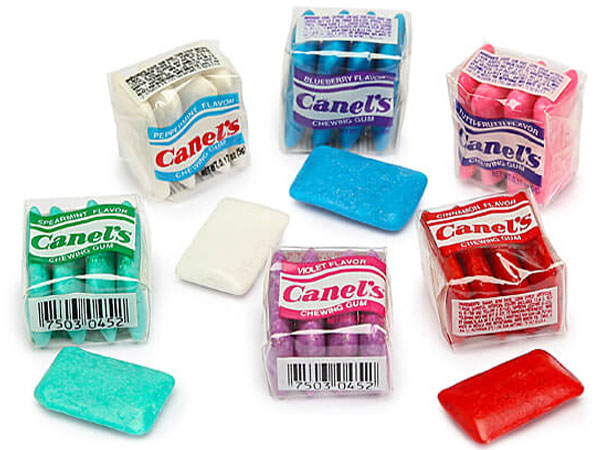 127692 - Canel's 4-Pack Chiclets Gum: 300-Piece Tub