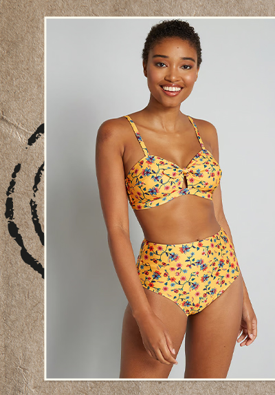 The Sara High-Waisted Bikini Bottom