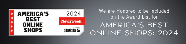 We are Honored to be included on the Newsweek Award List for America's Best Online Shops: 2024