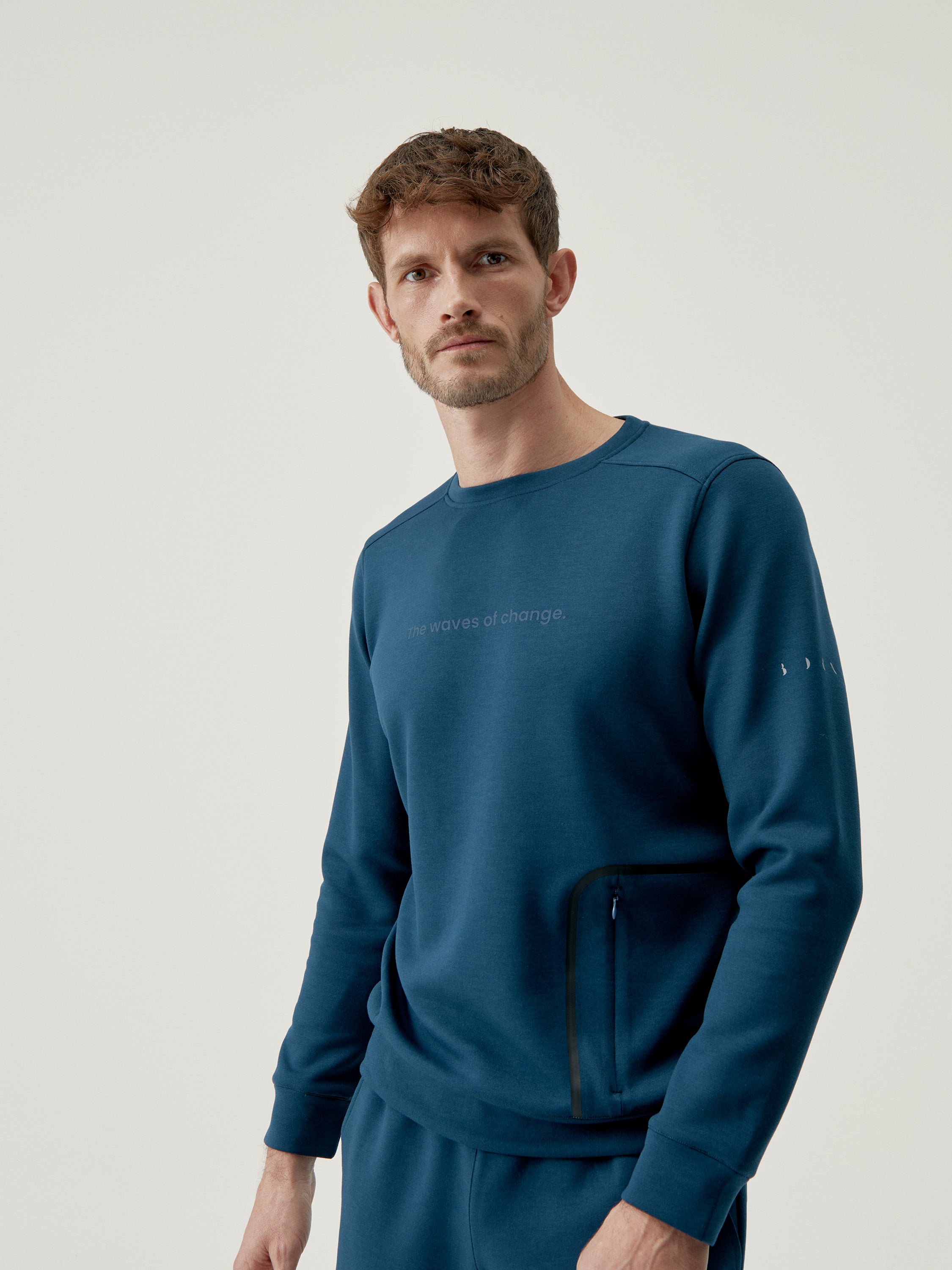 Image of Sweatshirt Yangtse Sea Blue