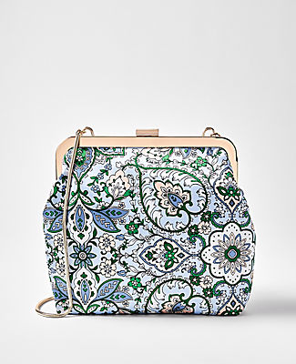 Studio Collection Floral Silk Clutch