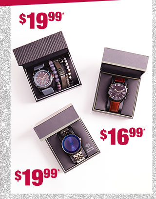 Watch sets $19.99* and under