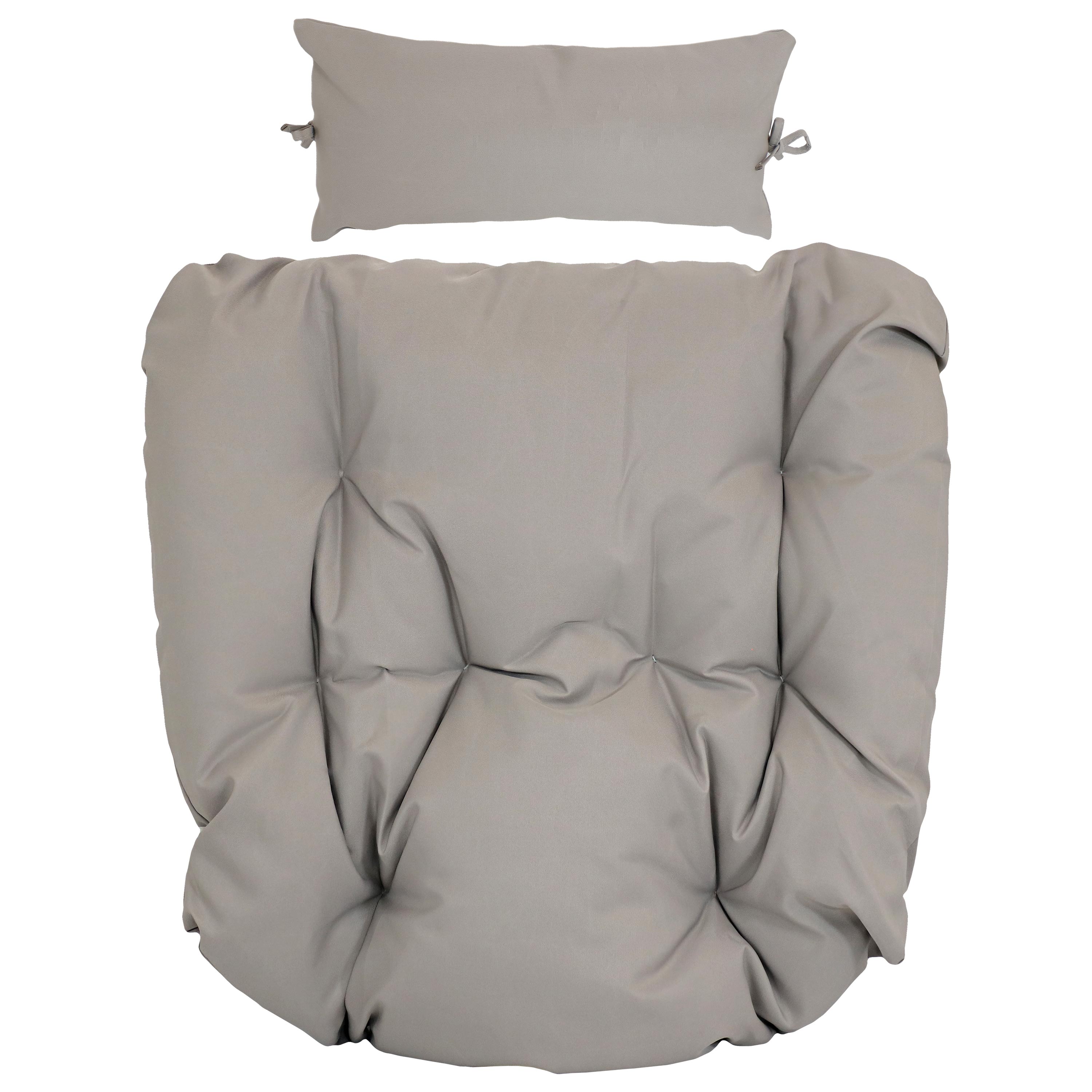 Sunnydaze Replacement Seat Cushion and Headrest Pillow for Cordelia Egg Chair