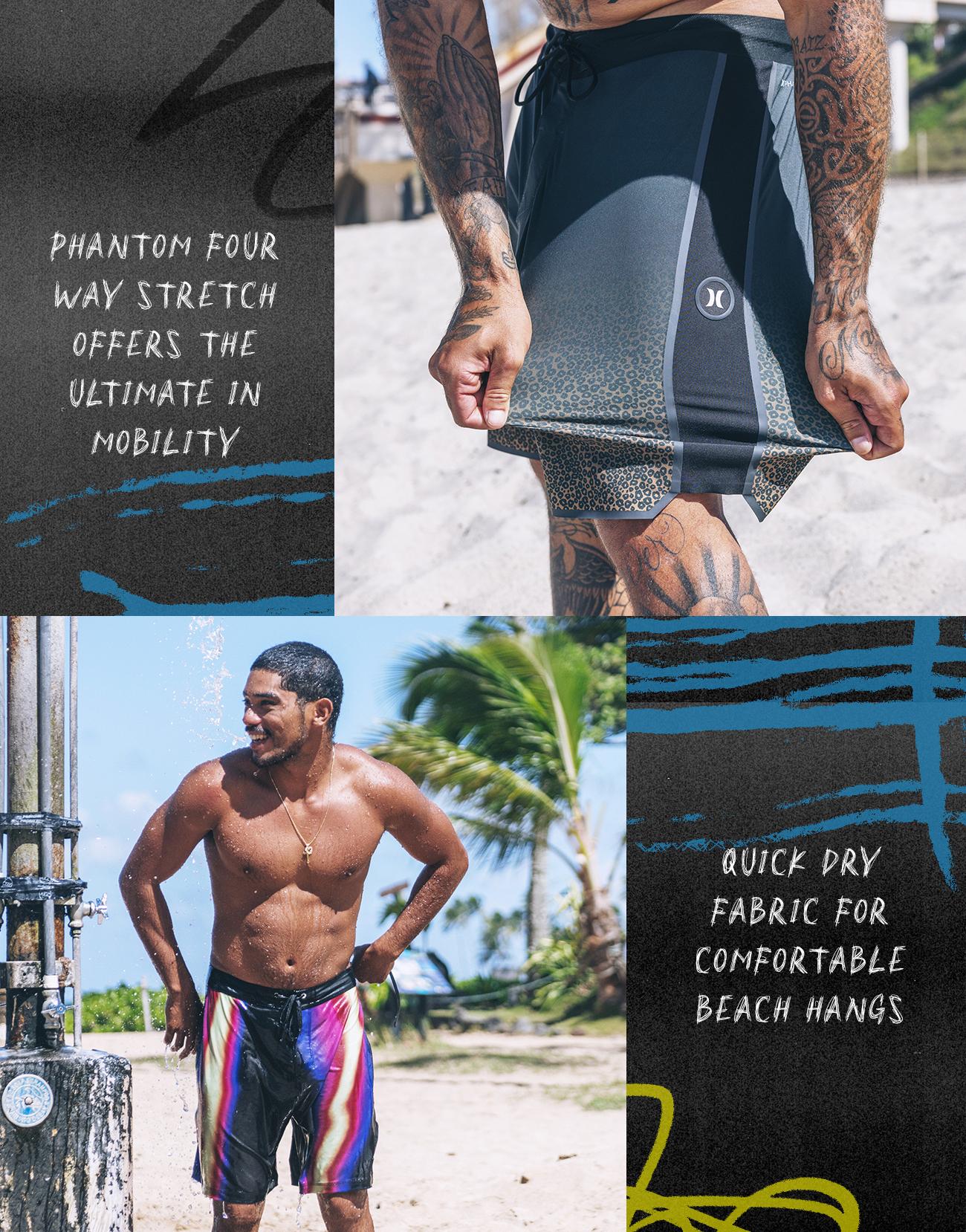 Phantom Four Way Stretch Offers The Ultimate In Mobility | Quick Dry Fabric For Comfortable Beach Hangs