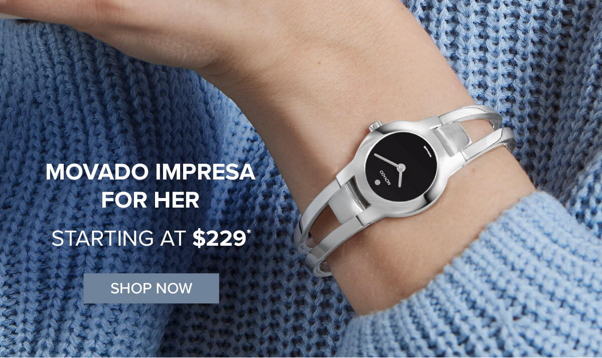 MOVADO IMPRESA STARTING AT $229