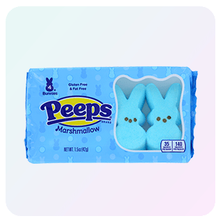 Blue Peeps marshmallows