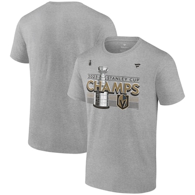  Fanatics  Heather Gray  2023 Stanley Cup Champions Locker Room T-Shirt