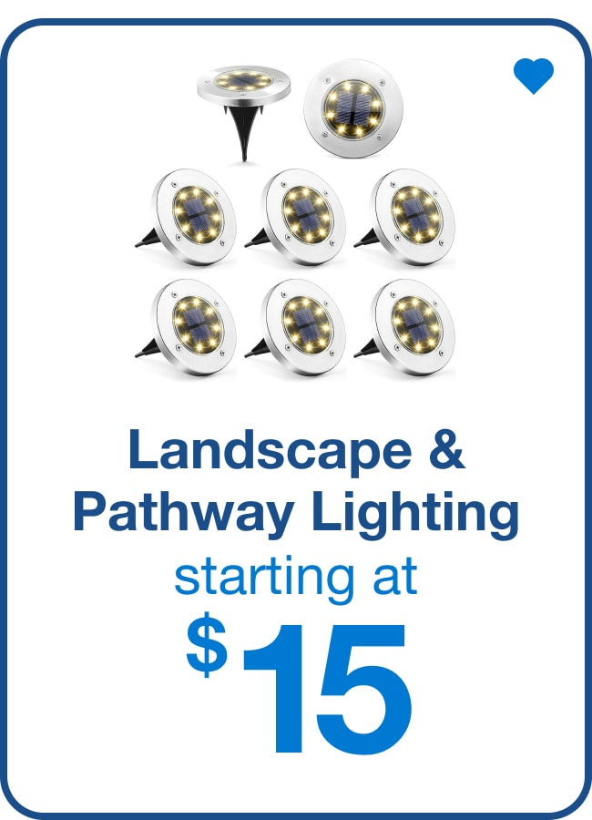 Landscape & Pathway Lighting â€” Shop Now