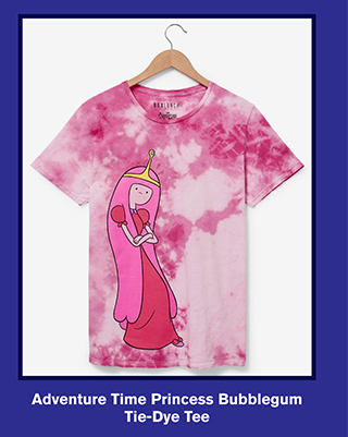 Adventure Time Princess Bubblegum Tie-Dye Tee