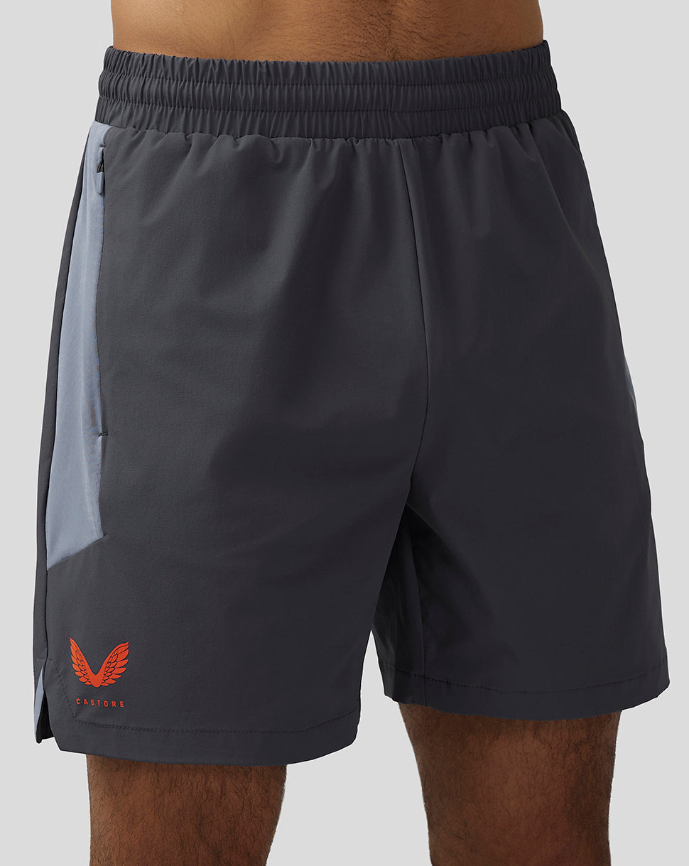 Image of Men’s Apex 6” Woven Shorts - Pewter Blue