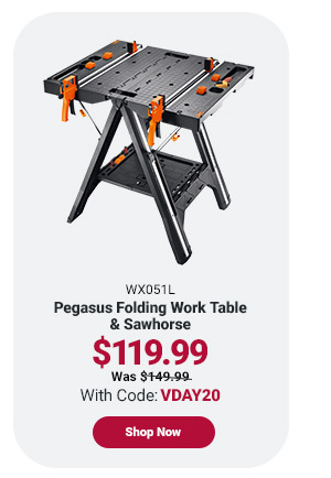 PEGASUS FOLDING WORK TABLE & SAWHORSE