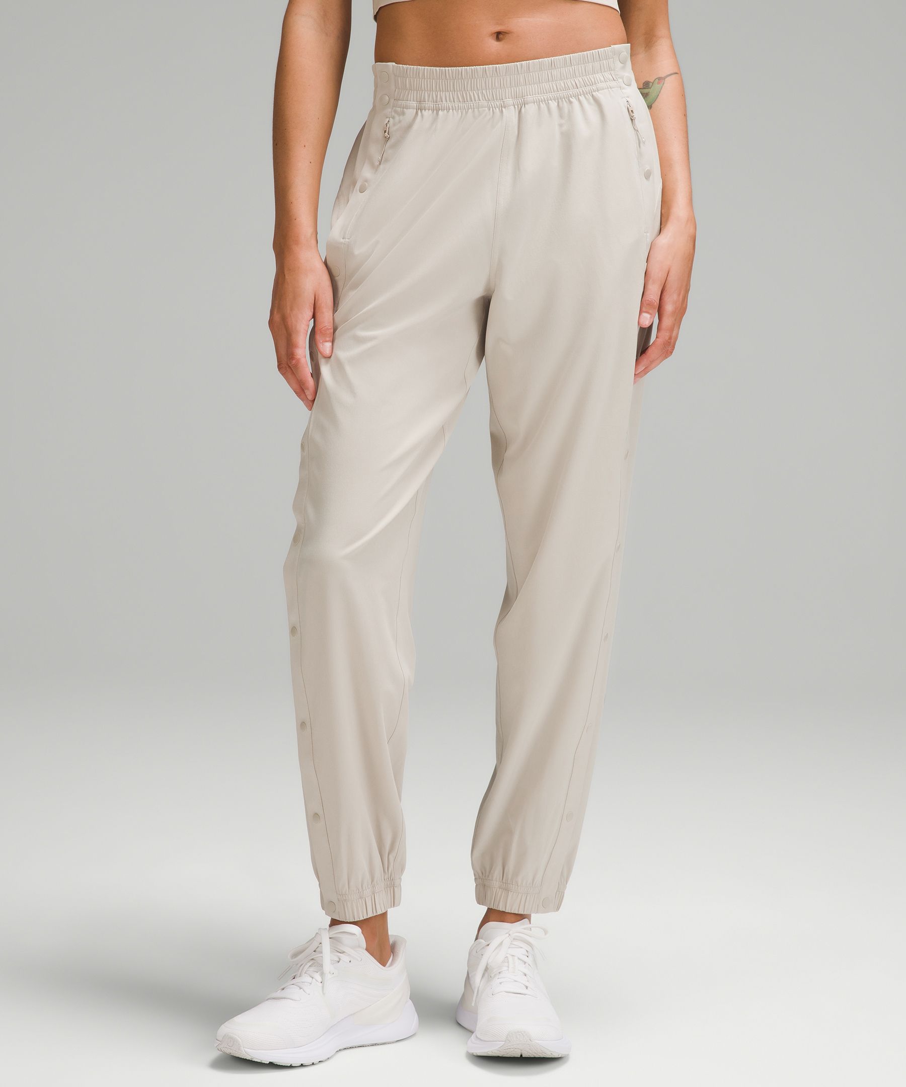 Tear-Away Mid-Rise Track Pant