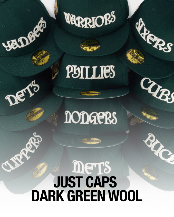 Just Caps Dark Green Wool