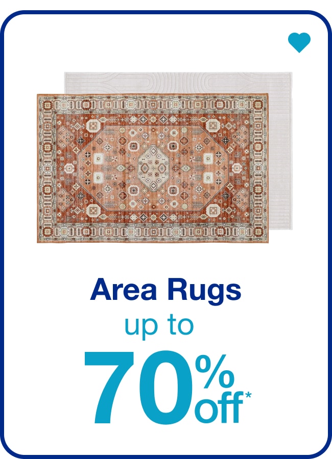 Up to 70% Off Area Rugs â€” Shop Now!