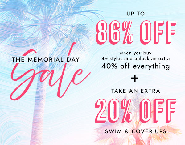 THE MEMORIAL DAY Sale