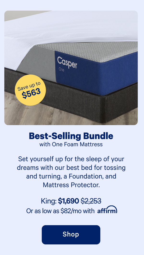 Best-Selling Bundle with One Foam Mattress >> Shop >>