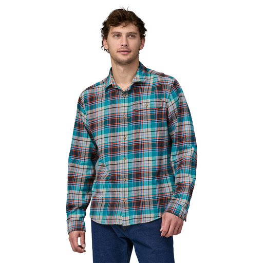 Men's Long-Sleeved Cotton in Conversion Lightweight Fjord Flannel Shirt