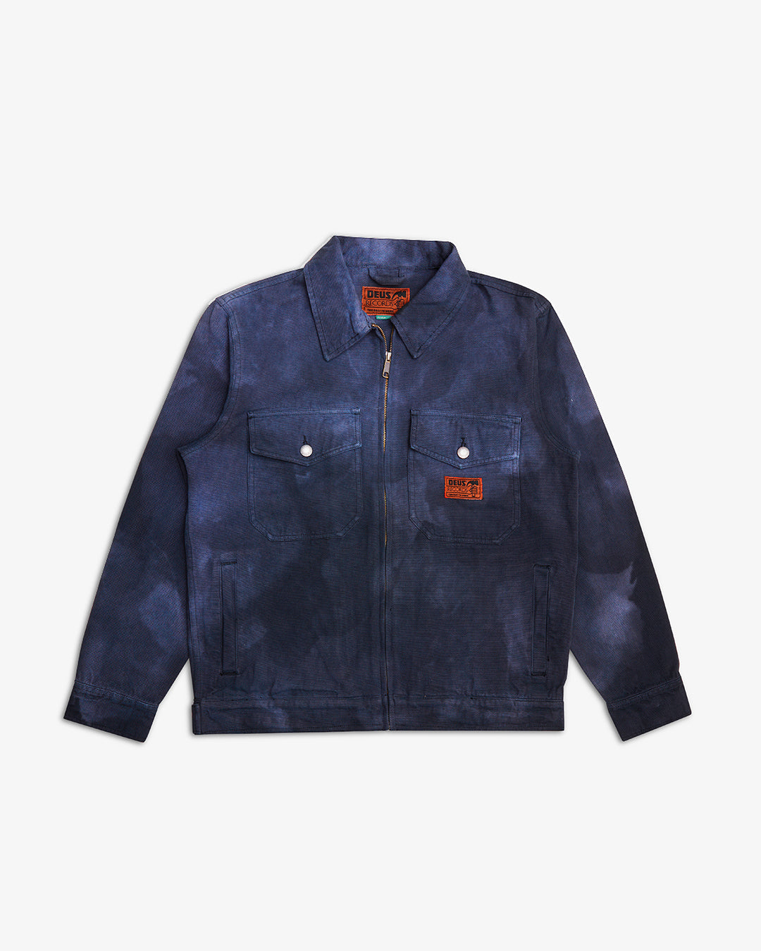 Image of Ortiz Tie Dye Jacket - Indigo