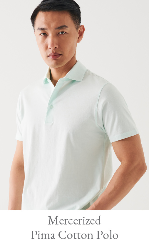 MERCERIZED PIMA COTTON POLO