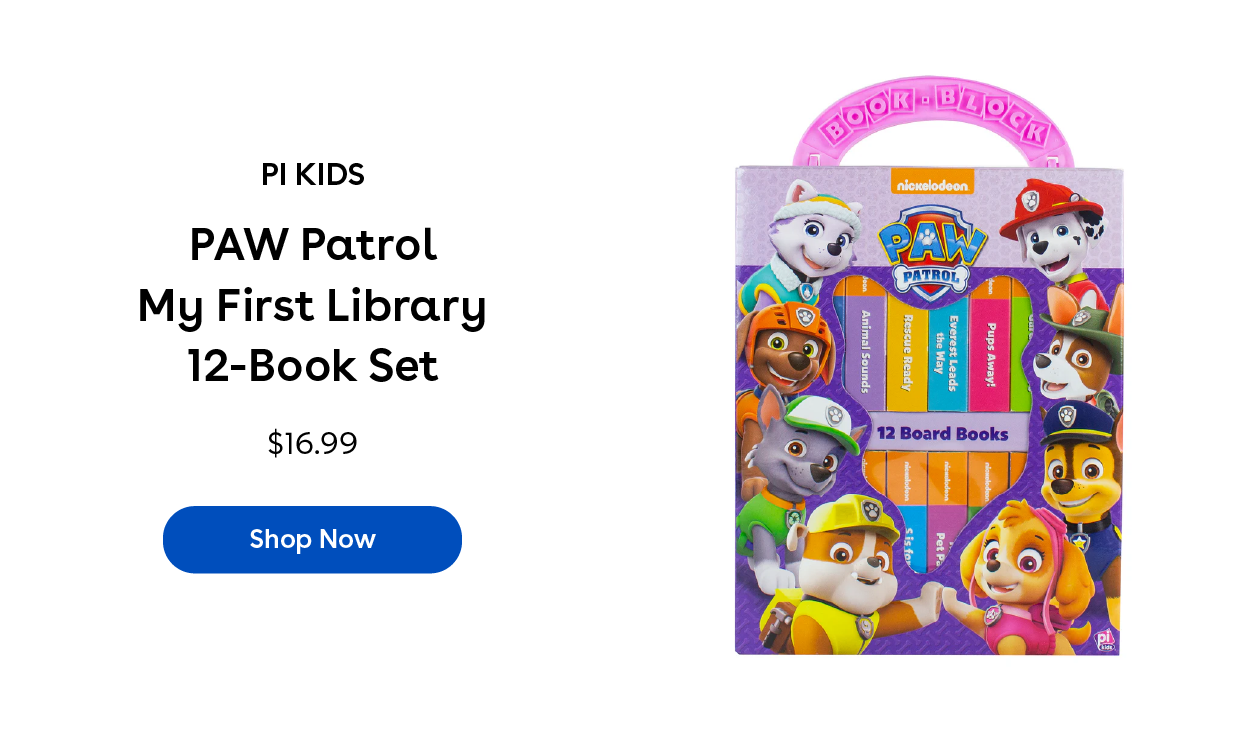 PI Kids PAW Patrol My First Library 12 Book Set $16.99 Shop Now