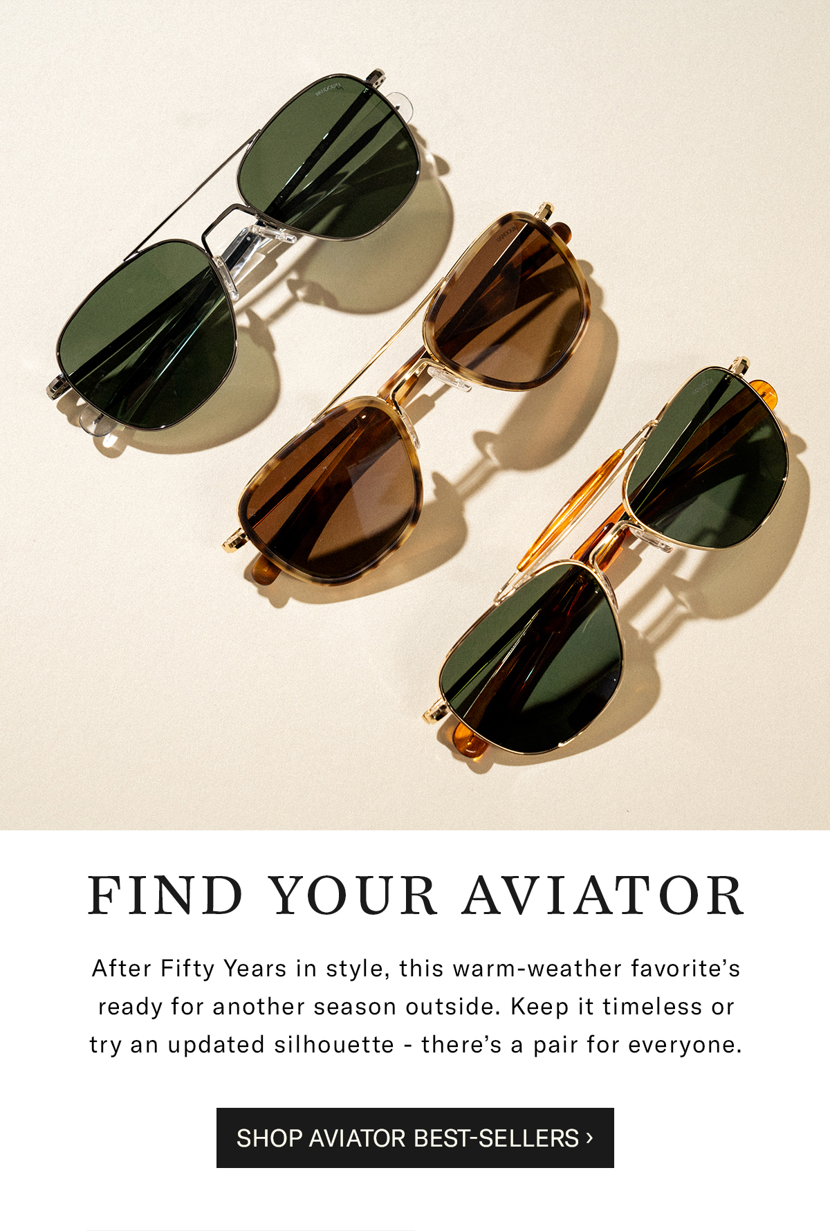 AVIATOR  BEST-SELLERS