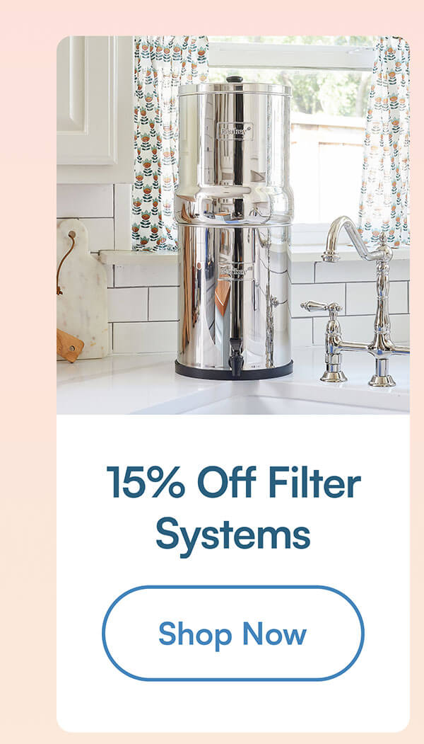 15% Off Filter Systems