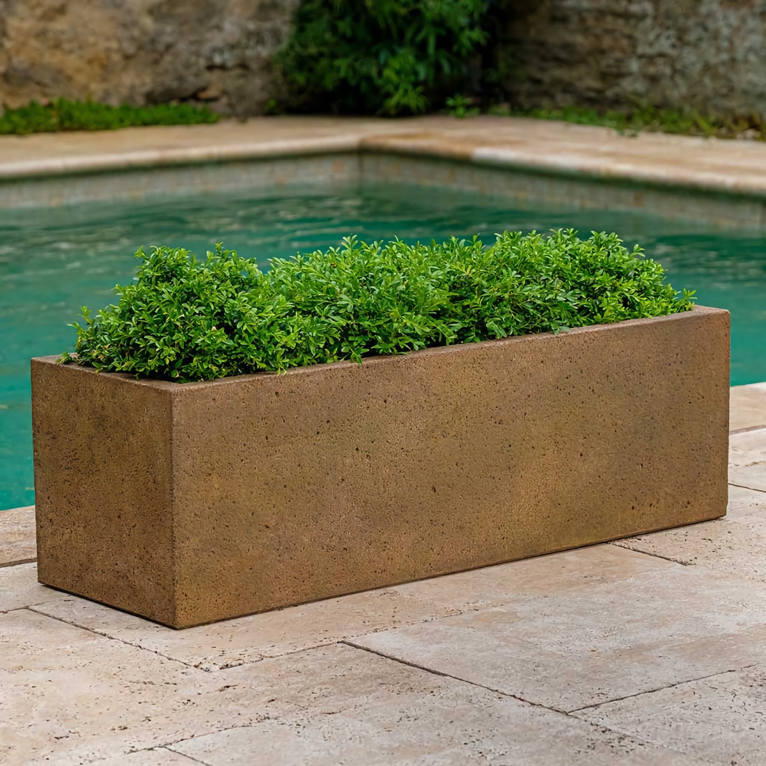 Rustic Trough Planter