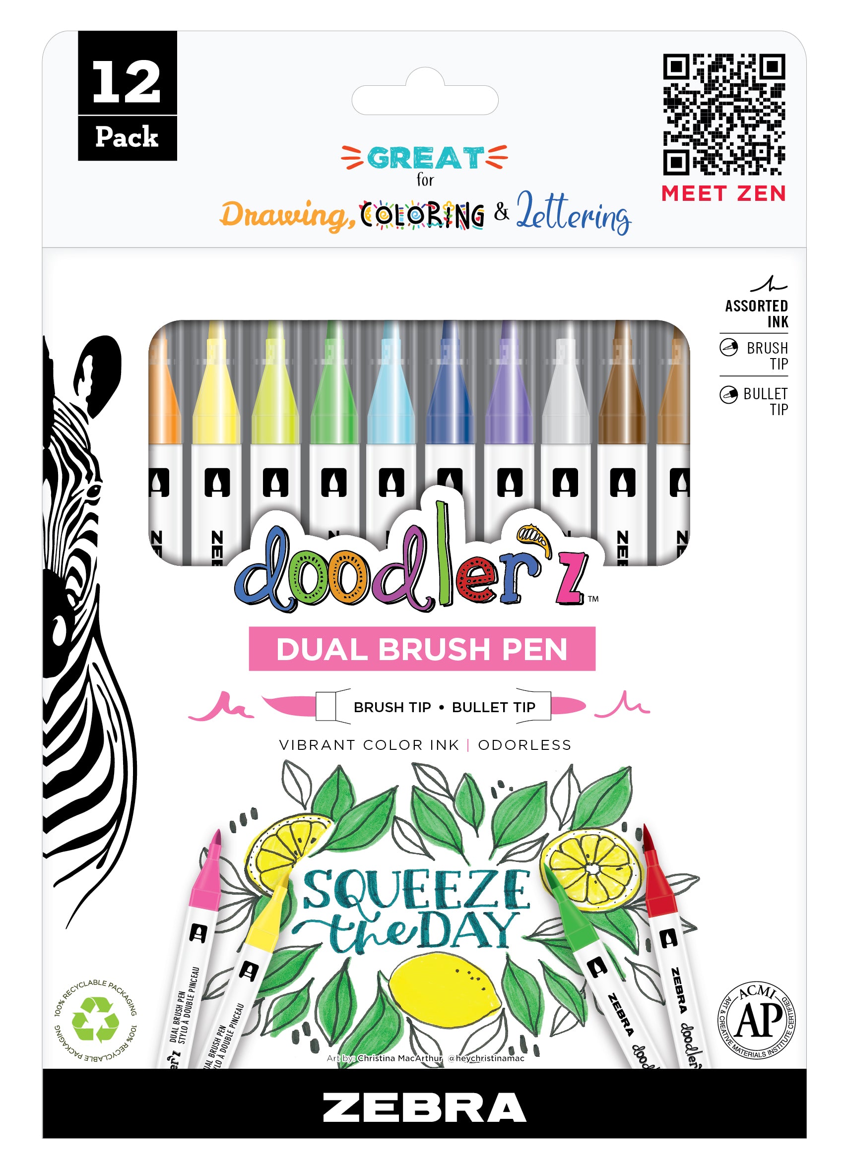 Image of doodler'z Dual Brush Pen