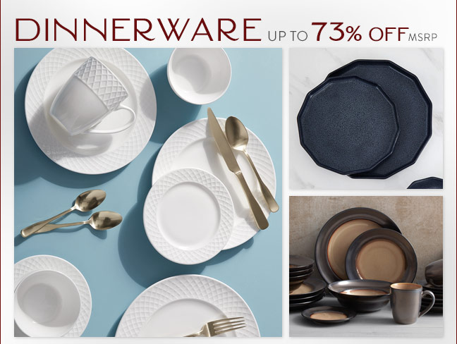 Shop Dinnerware up to 73% Off MSRP