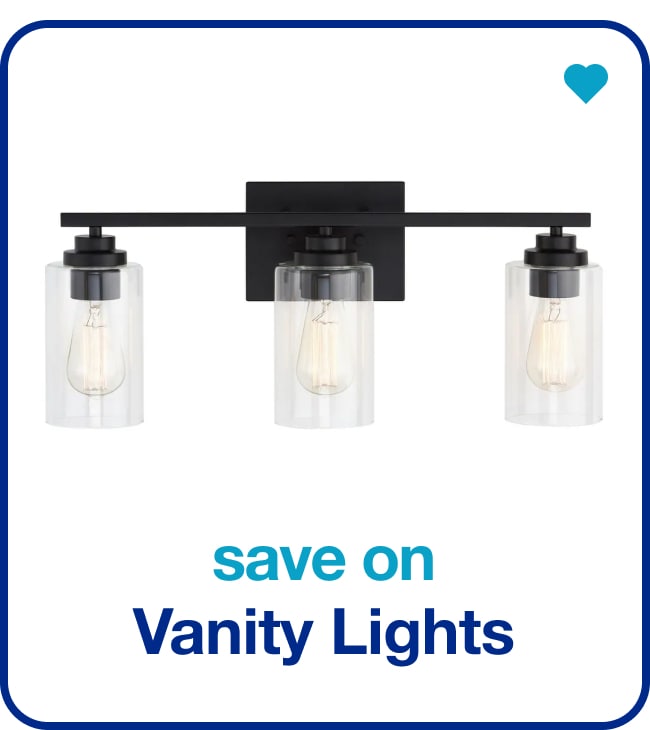 Save on Vanity Lights