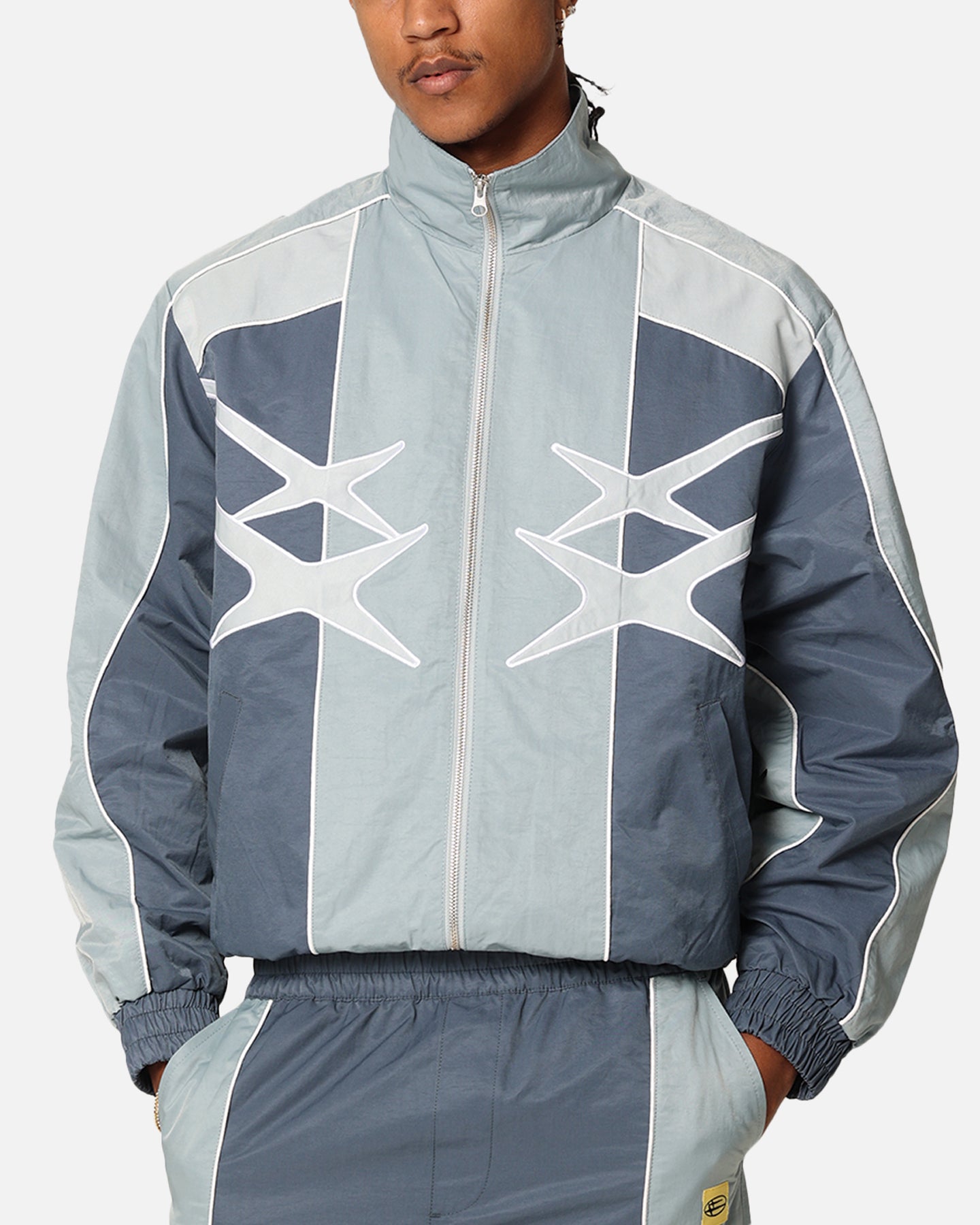 Image of Loiter Paradise Track Jacket Blue