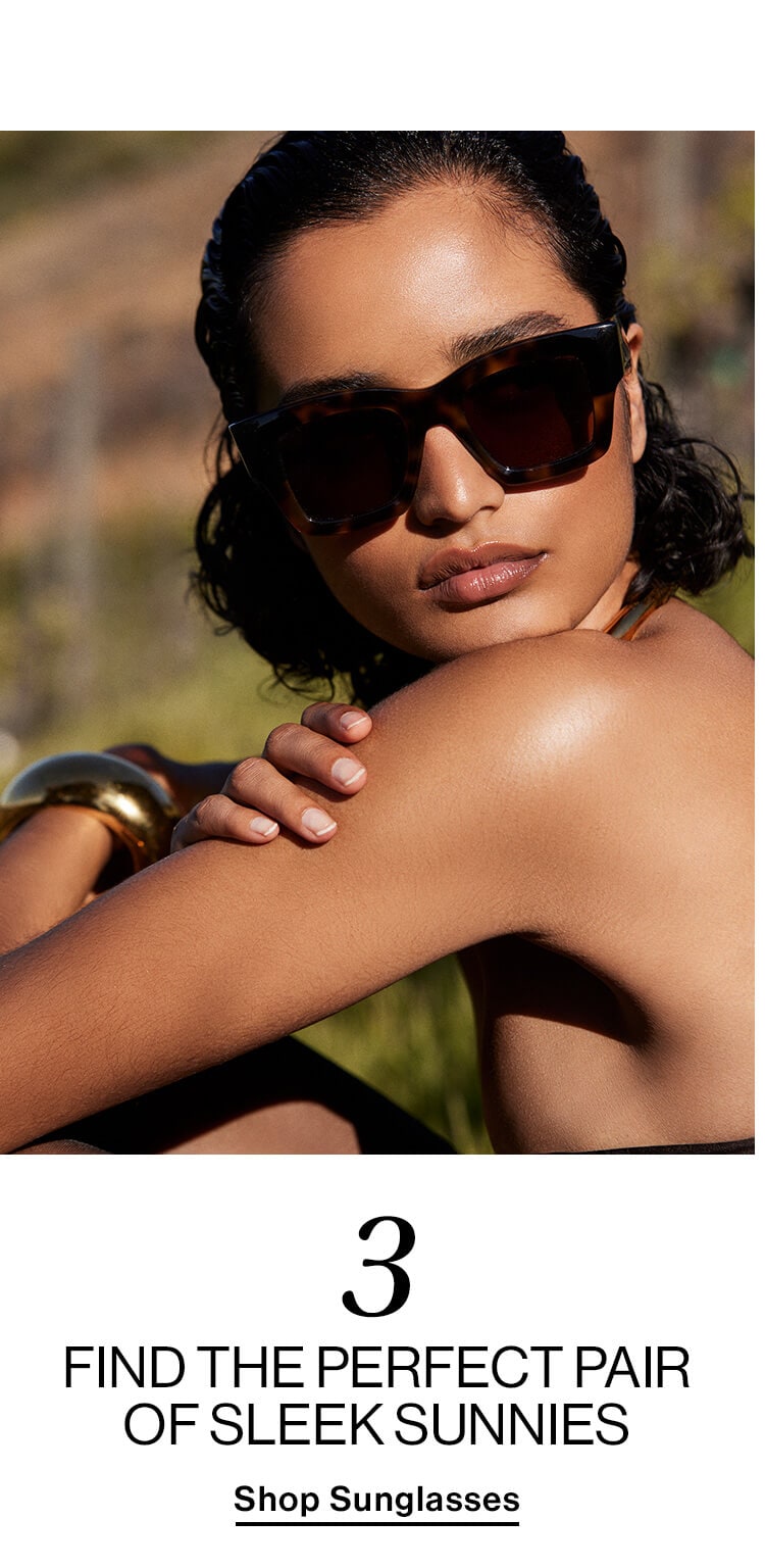 3. Find the Perfect Pair of Sleek Sunnies CTA: Shop Now