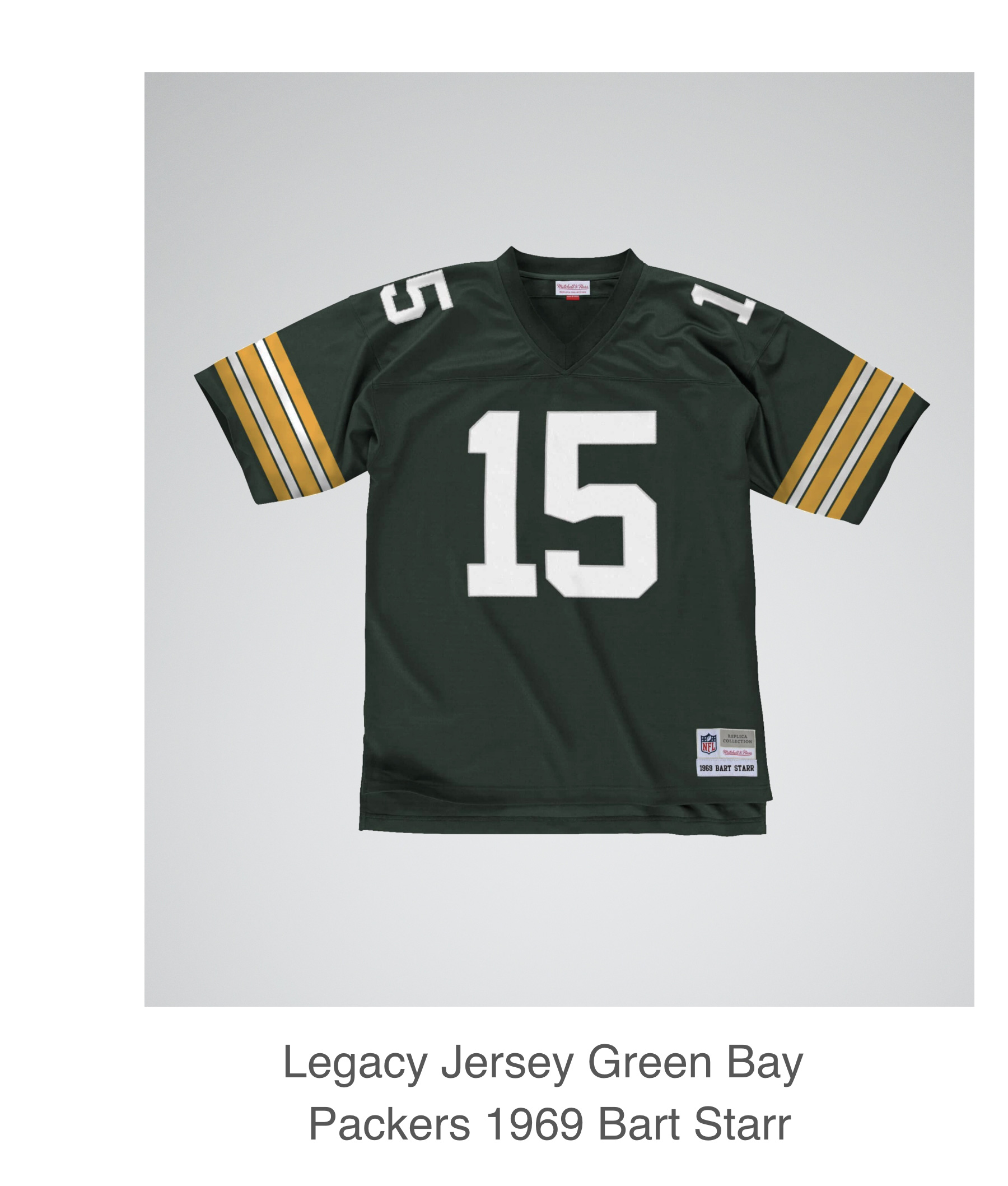 Legacy Jersey Green Bay Packers 1969 Bart Starr