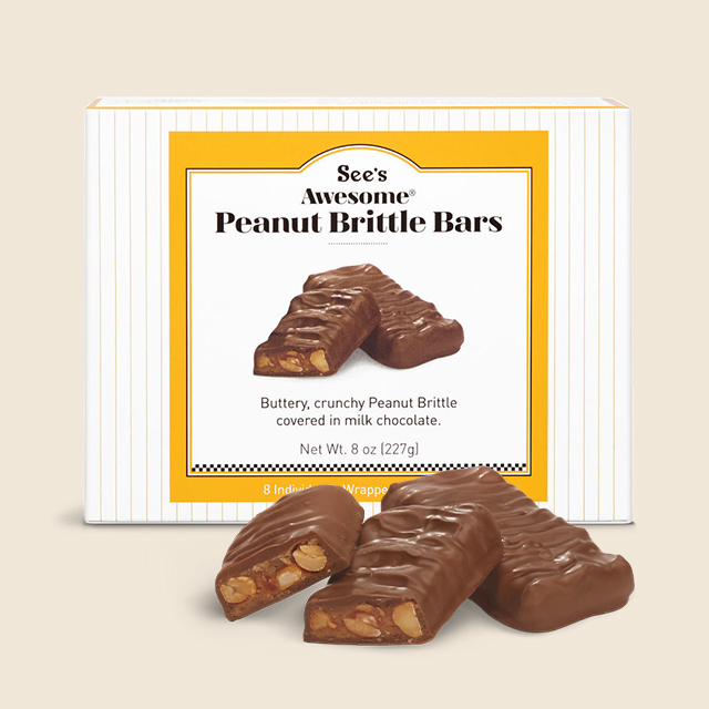 See’s Awesome® Peanut Brittle Bars