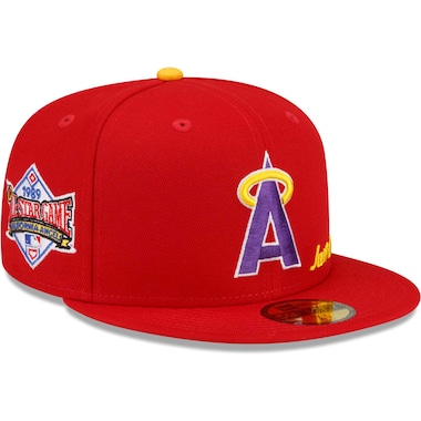  New Era x Just Don Red  1989 MLB All-Star Game 59FIFTY Fitted Hat