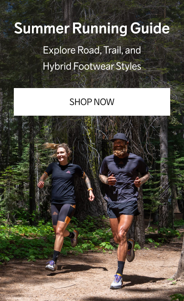 Summer Running Guide - Explore Road, Trail, and Hybrid Footwear Styles | SHOP NOW