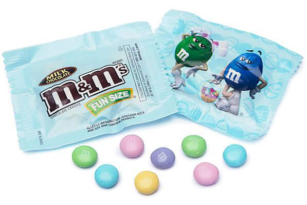 130785 - Easter M&M's Candy Fun Size Packs: 20-Piece Bag