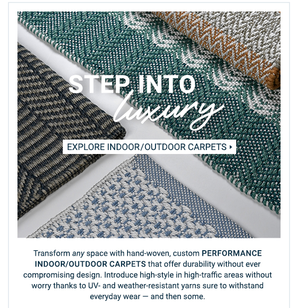 Step Into Luxury - Explore Indoor/Outdoor Carpets